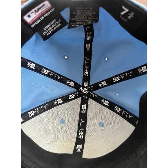 TEXAS RANGERS New Era Official On Field MLB Baseball Cap Hat Sz 7 3/4 - Picture 6 of 9